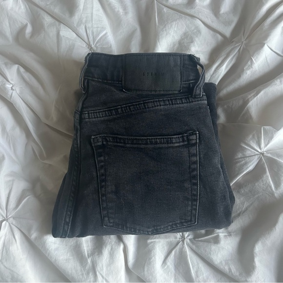 H&M Black Straight Jeans Women Size:2 - Picture 1 of 4